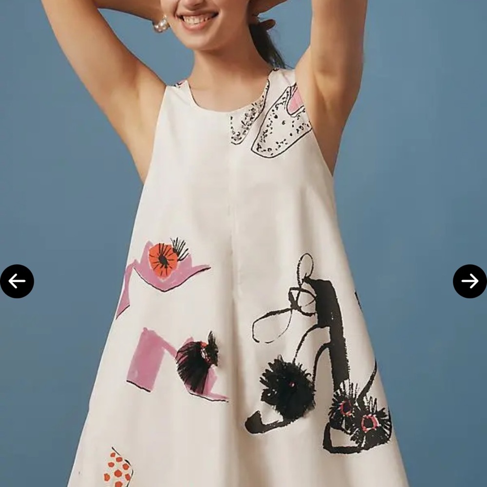 Charming White and Pink Kids Dress